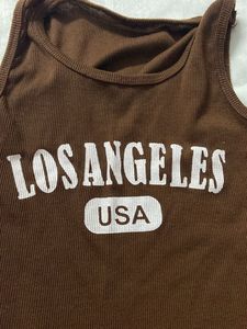 Brown Tank Top