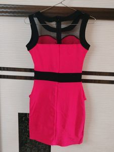 Pink Partywear Women Dress