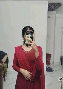 Elegant Maroon Kurta Set