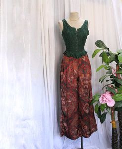 Paisley Wide Leg Pant