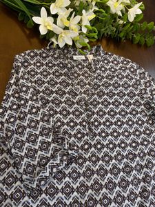 Patterned Tunic Top