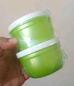 New Unused Little Containers - Set Of 2