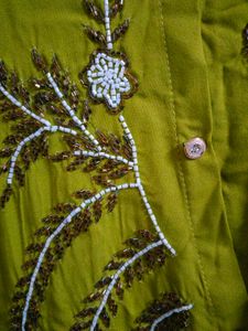 New Unused Beautiful Xxl Zardosi Work Cordset