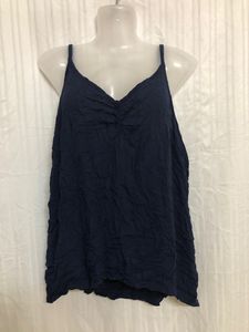 Blue Sleeveless Top