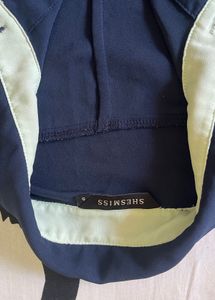 an imported classy navy shirt