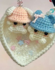 Cute Crochet Keychains