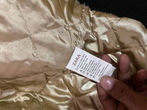 Zara Man Black Bomber Jacket