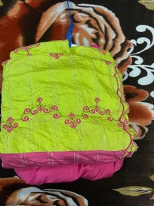 Pink Embroidered Kurta