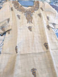 Ethnic Kurta Set in Silk and Georgette