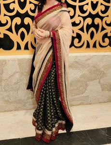 Gold &amp; Black Gorgeous Saree