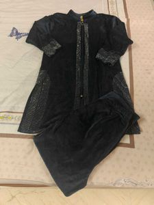 Elegant Velvet Embellished set