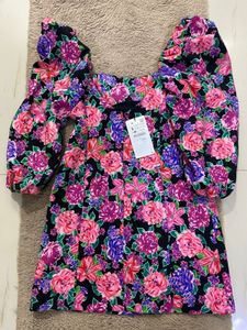 Elastane Floral Print Zara Dress