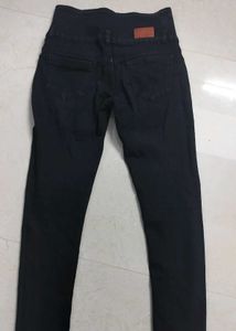 High Waist Black Jeans