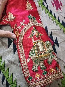 purple and Red blouse