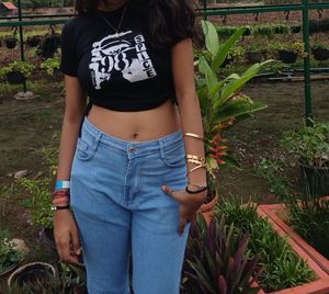 adjustable crop top