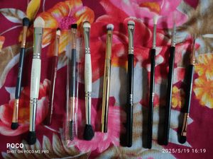 10 Eyeshadow brushes