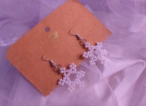 Handmade Snowflake Earring