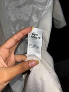 Oversized Lacoste Graphic T-Shirt