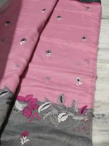 Designer Pink Saree