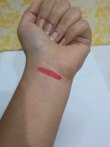 A Beautiful Peachy Pink Shade Of Lipstick