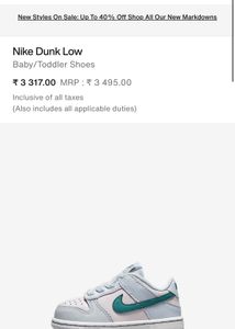 Nike Dunk Low Toddler Shoes
