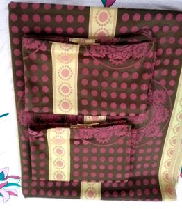 Dubble Bed Sheet With 2 Pillow Cover