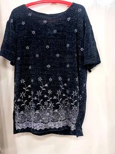 Floral Sparkle Top