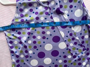 Polka Dot Sleeveless Top
