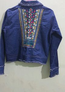 Embroidered Denim Jacket