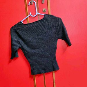 Shimmer Black Top
