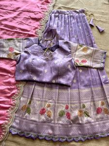 Lavender Lehenga Choli Set
