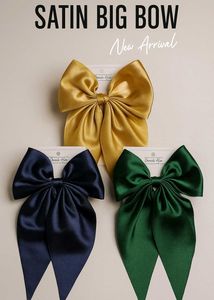 Satin Bow Hair Clips - Elegant &amp; Chic