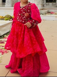 Elegant Pink  Ethnic Dress