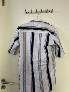 Striped White Shirt