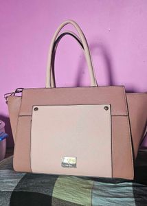 Colourblocked Structured Shoulder Bag