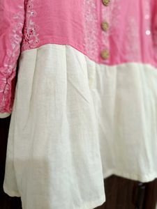 Pink Embroidered Top
