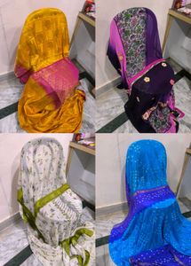 Set Of 4 Beautiful Sarees