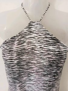 ZEBRA PRINT BODYCON DRESS