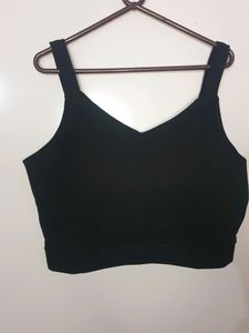 Orchid Blues Branded Sleeveless Crop Top Blouse