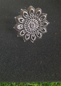 Big beautiful Oxidixed Finger ring