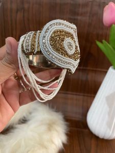 Gold Tone Rhinestone