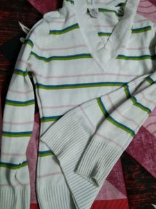 Striped Hoodie Sweater