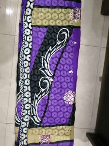 Elegant Purple Saree
