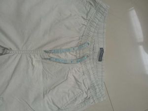 Beige Casual Pants