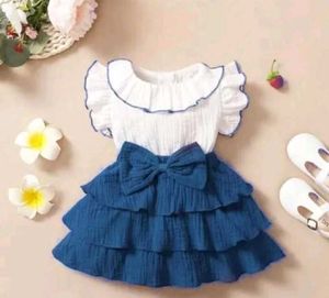 Cute Blue &amp; White Dress