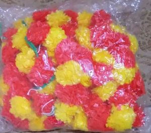 Wall Decoration Hanging Fluffy Marigold