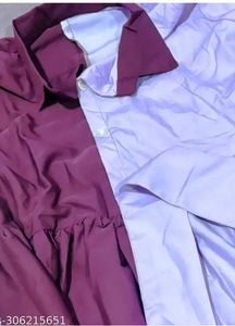 Double color dress for girls