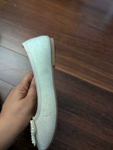 Girls&#39; Glittery Ballet Flats