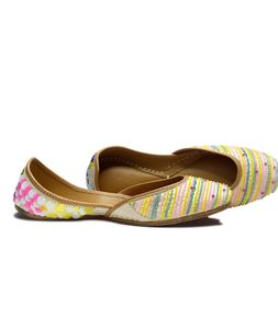 Needledust Colorful Sequin Jutti Flats