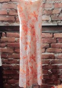 Flowers Print Slip Dress